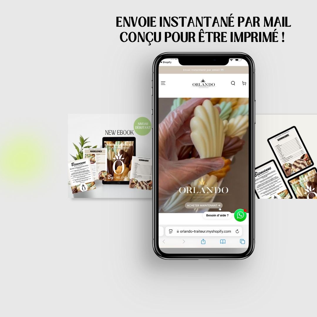 EBOOK CULINAIRE N°1: LES PÂTISSERIES SÈCHES (9 recettes gourmandes faciles à réaliser + conseils + photos inspirantes)